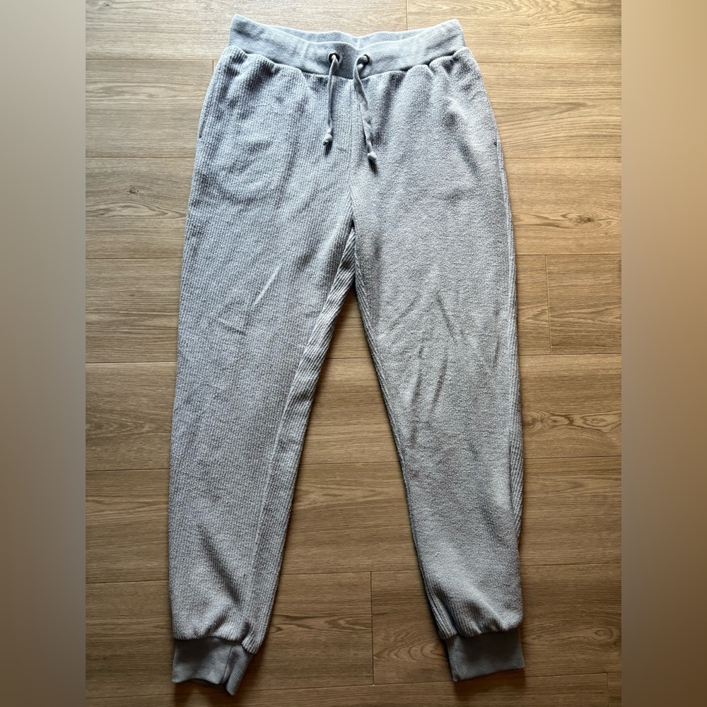 Ocean Drive Light Blue/Gray Ribbed Pants